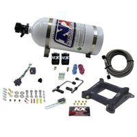 Thumbnail for Nitrous Express 4150 Gemini Pro-Power Alcohol Nitrous Kit (100-500HP) w/10lb Bottle