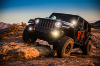 Thumbnail for Fox 18+ Jeep JL 2.0 Performance Series 11.7in Smooth Body Reservoir Front Shock 3.5-4in Lift (Pair)