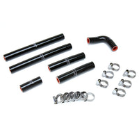 Thumbnail for HPS Black Reinforced Silicone Rear Heater Hose Kit 1FZ-FE for Lexus 96-97 LX450 FJ80 4.5L I6 equipped with rear heater