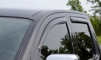Thumbnail for AVS 04-12 Chevy Colorado Crew Cab Ventvisor In-Channel Front & Rear Window Deflectors 4pc - Smoke