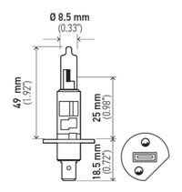 Thumbnail for Hella Bulb H1 12V 55W P145S T25 +50