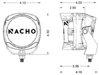 Thumbnail for ARB NACHO Quatro Combo 4in. Offroad LED Light - Pair