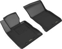 Thumbnail for 3D MAXpider 2012-2016 Hyundai Genesis Kagu 1st Row Floormat - Black
