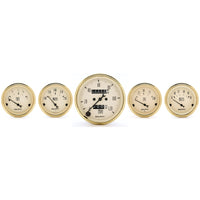 Thumbnail for Autometer Golden Oldies 5 piece Kit (Mech Speed/Elec Oil Press/Water Temp/Volt/Fuel Level)