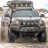 Thumbnail for Road Armor 07-13 Toyota Tundra Stealth Front Winch Bumper w/Pre-Runner Guard - Tex Blk