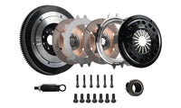 Thumbnail for DKM Clutch 00-06 BMW M3 184mm Ceramic Twin Disc MR Clutch Kit w/Flywheel (650 ft/lbs Torque)