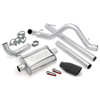 Thumbnail for Banks Power 07-11 Jeep 3.8L Wrangler Unlimited - 4dr Monster Exh Sys - SS Single Exh w/ Black Tip