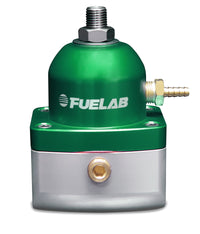 Thumbnail for Fuelab 515 TBI Adjustable FPR Large Seat 10-25 PSI (2) -10AN In (1) -6AN Return - Green
