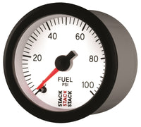Thumbnail for Autometer Stack 52mm 0-100 PSI 1/8in NPTF Male Pro Stepper Motor Fuel Pressure Gauge - White