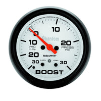 Thumbnail for AutoMeter Gauge Vac/Boost 2-5/8in. 30Inhg-30PSI Digital Stepper Motor Phantom