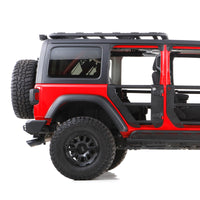 Thumbnail for Go Rhino 19-22 Jeep Wrangler JLU SRM Roll Bar Mount Kit - Tex. Blk