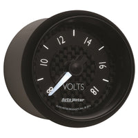 Thumbnail for Autometer GT Series 52mm Full Sweep Electronic 8-18 Volts Voltmeter