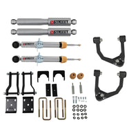 Thumbnail for Belltech 19-21 Ford Ranger 4WD (All Cabs) Front And Rear Complete Kit w/ Street Performance Shocks