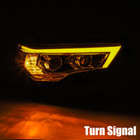 Thumbnail for AlphaRex 14-20 Toyota 4Runner PRO-Series Projector Headlights Plank Style Chrm w/Sequential Signal