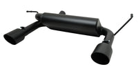 Thumbnail for Gibson 07-17 Jeep Wrangler JK Rubicon 3.8L 2.5in Cat-Back Dual Split Exhaust - Black Elite (Ceramic)
