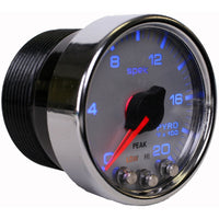 Thumbnail for Autometer Spek-Pro Gauge Pyro. (Egt) 2 1/16in 2000f Stepper Motor W/Peak & Warn Slvr/Chrm