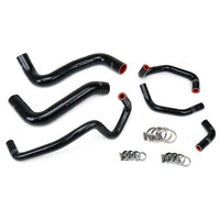 Thumbnail for HPS Black Reinforced Silicone Radiator Hose + Heater Hose Kit Coolant for Lexus 03-09 GX470 4.7L V8 Left Hand Drive