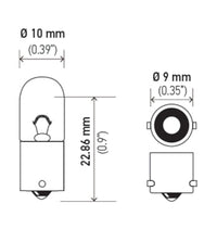 Thumbnail for Hella Bulb 3930 24V 4W BA9s T2.75