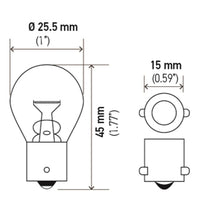 Thumbnail for Hella Bulb 93 12V 13W BA15s S8