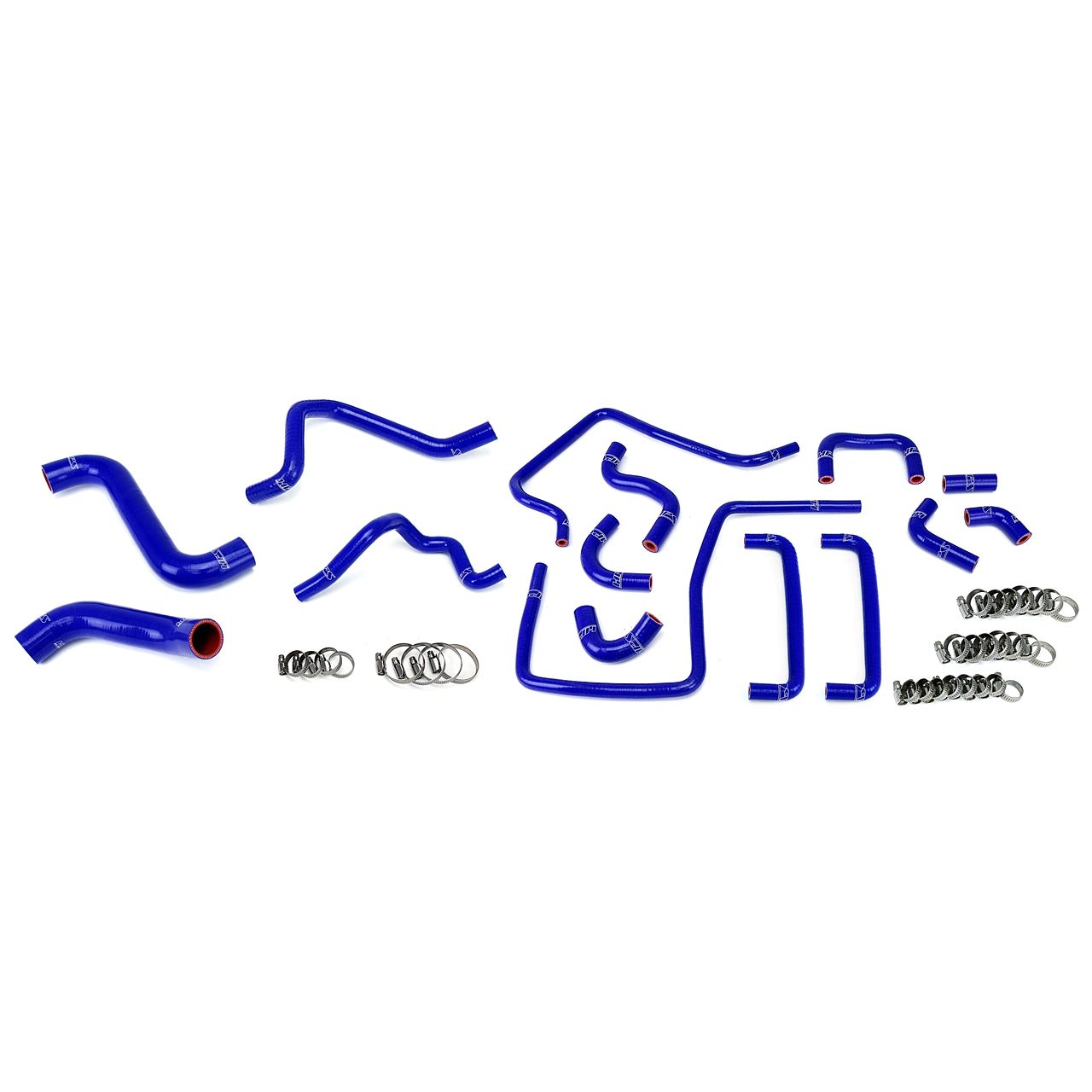 HPS Blue Reinforced Silicone Radiator, Heater and Ancillary Hose Kit Coolant for Subaru 06-07 Impreza WRX 2.5L Turbo