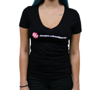 Thumbnail for Baja Designs Black Ladies V Neck T Shirt - Small