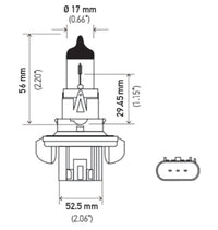Thumbnail for Hella Bulb H13 12V 60/55W P264T T4