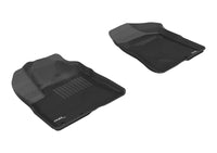 Thumbnail for 3D MAXpider 2011-2013 Kia Sorento 7-Seats Kagu 1st Row Floormat - Black
