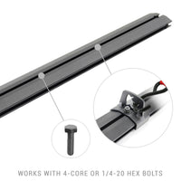 Thumbnail for Go Rhino Universal XRS 37 3/4 Cross Rail Accessory Set - Tex. Black