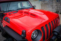 Thumbnail for DV8 Offroad 18+ Jeep JL Heat Dispersion Hood - Primer Black