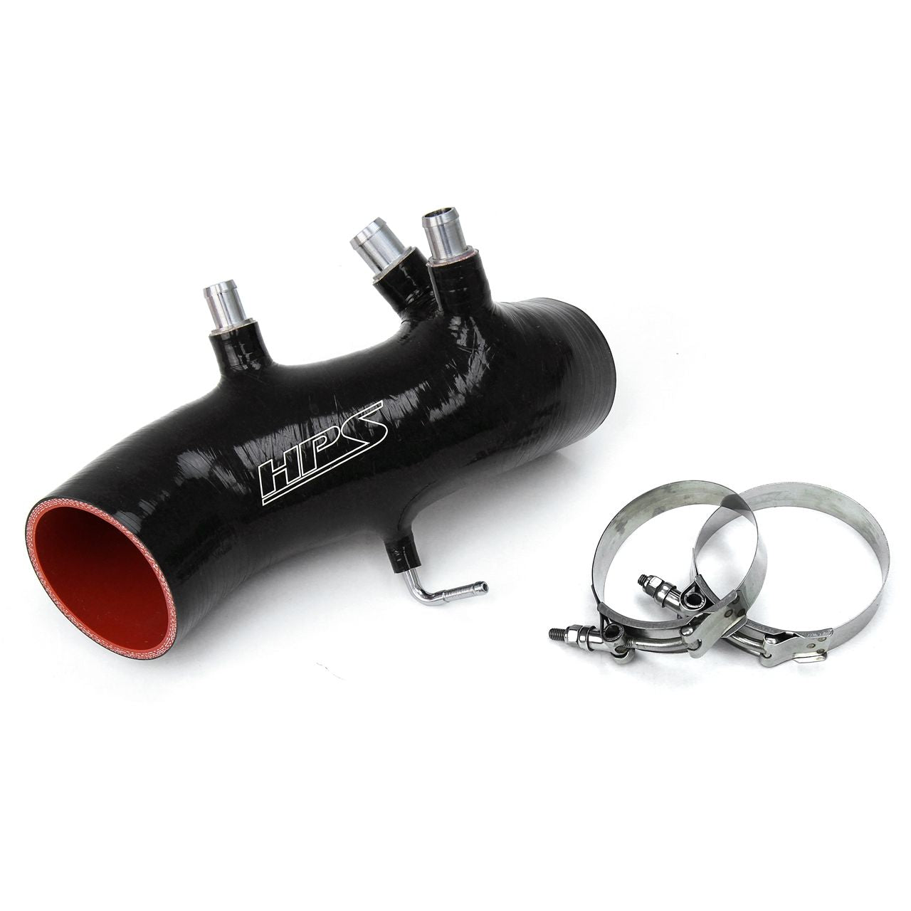 HPS Black Reinforced Silicone Post MAF Air Intake Hose Kit for Toyota 86-92 Supra 7MGTE Turbo