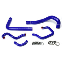 Thumbnail for HPS Blue Reinforced Silicone Radiator + Heater Hose Kit Coolant for Toyota 93-98 Supra MK4 2JZ Turbo Left Hand Drive