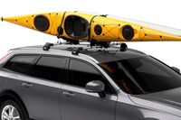 Thumbnail for Thule Compass 4-in-1 Water Sport Roof Top Carrier (w/Integrated StrapCatch) - Black