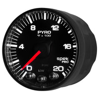 Thumbnail for Autometer Spek-Pro 52.4mm 0-2000F Digital Stepper Motor Pyrometer Gauge