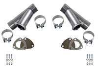 Thumbnail for Granatelli 3.0in Stainless Steel Manual Dual Exhaust Cutout Kit w/Slip Fit & Band Clamp