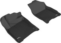 Thumbnail for 3D MAXpider 2016-2020 Honda Civic Kagu 1st Row Floormat - Black