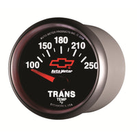 Thumbnail for Autometer GM Bowtie Black 2-1/16in 100-250 Degree F Electronic Transmission Temperature Gauge