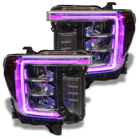 Thumbnail for Oracle 20-21 GMC Sierra 2500/3500 HD RGB+W Headlight DRL Kit - w/ BC1 Controller SEE WARRANTY