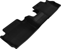 Thumbnail for 3D MAXpider 2013-2017 Honda Accord Coupe Kagu 2nd Row Floormats - Black