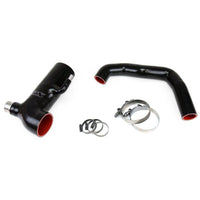 Thumbnail for HPS Black Reinforced Silicone Post MAF Air Intake Hose + Sound Tube 2pc Kit for Scion 13-16 FRS