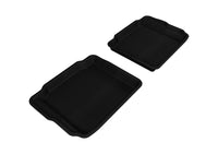 Thumbnail for 3D MAXpider 2010-2019 Ford Taurus Kagu 2nd Row Floormats - Black