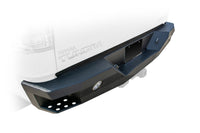 Thumbnail for DV8 Offroad 07-13 Toyota Tundra Rear Bumper Winch Ready - Black Powdercoat