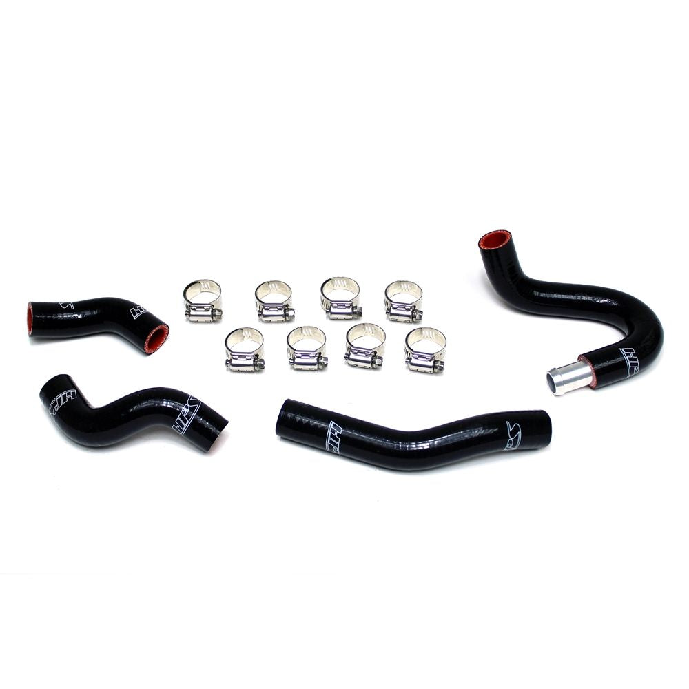 HPS Reinforced Black Silicone Heater Hose Kit Coolant for Nissan 07-08 350Z VQ35HR