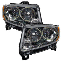 Thumbnail for Oracle 11-13 Jeep Grand Cherokee SMD HL (Non-HID)-Chrome - ColorSHIFT w/ BC1 Controller SEE WARRANTY
