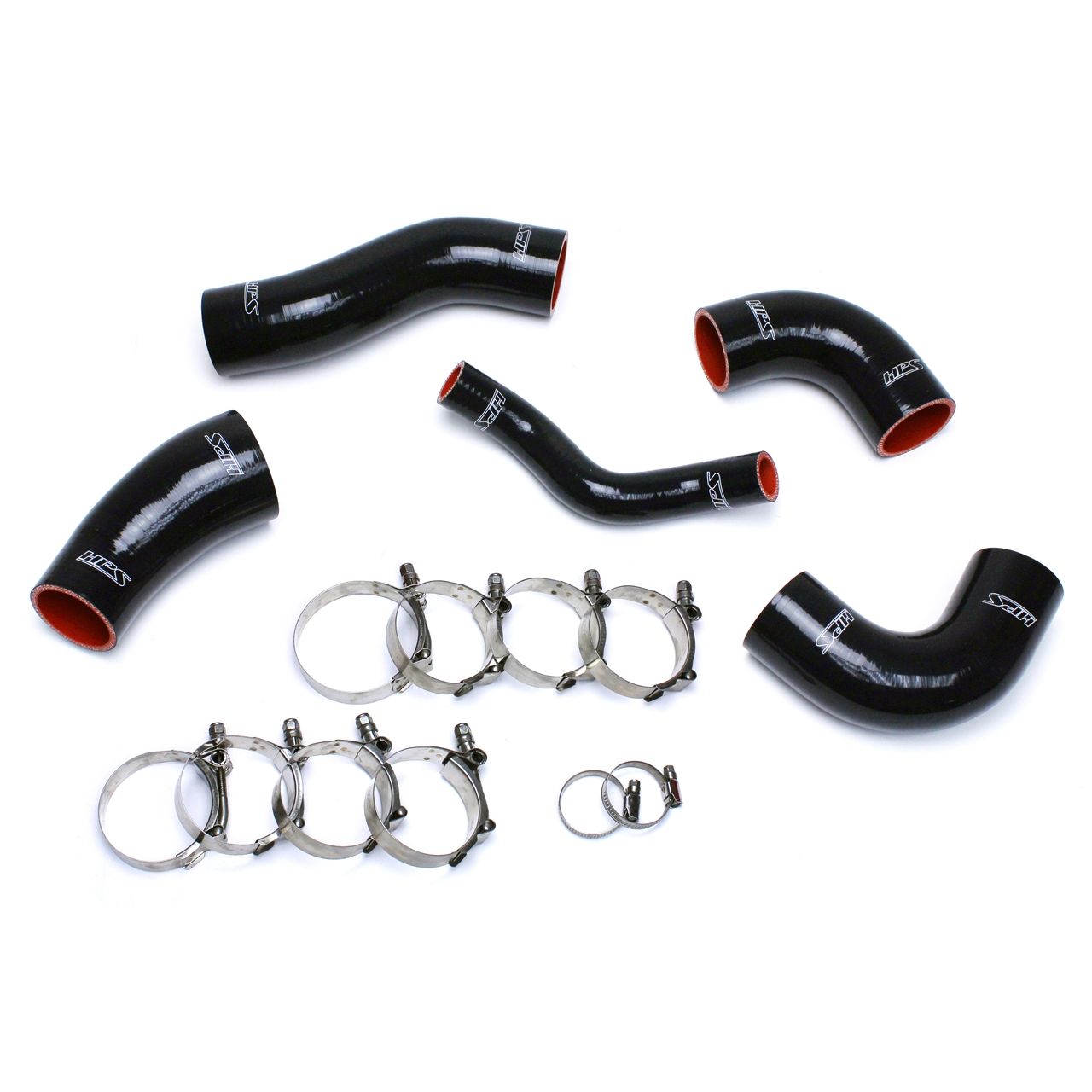 HPS Black Reinforced Silicone Intercooler Hose Kit for Hyundai 11-14 Sonata 2.0L Turbo