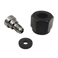 Thumbnail for Nitrous Express 4AN Bottle Nipple and Nut for CO2 Valve (Incl Gasket)