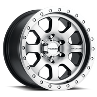 Thumbnail for Raceline 929M Avenger 17x9in / 5x139.7 BP / -12mm Offset / 107.95mm Bore - Black & Machined Wheel