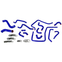Thumbnail for HPS Blue Reinforced Silicone Radiator, Heater and Ancillary Hose Kit Coolant for Subaru 02-03 Impreza WRX 2.0L Turbo