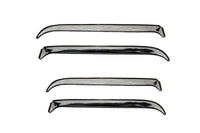 Thumbnail for AVS 87-98 Ford F-250 Super Duty Ventshade Front & Rear Window Deflectors 4pc - Stainless