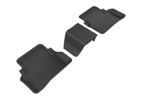 Thumbnail for 3D MAXpider 2017-2019 Mercedes-Benz E-Class Sedan W213 Kagu 2nd Row Floormats - Black
