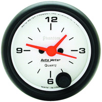 Thumbnail for Autometer Phantom 52mm 12V Electronic Clock Gauge